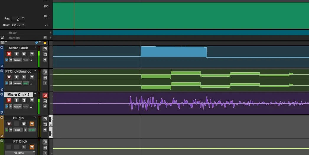 U-SYNC in action: recording in Pro Tools