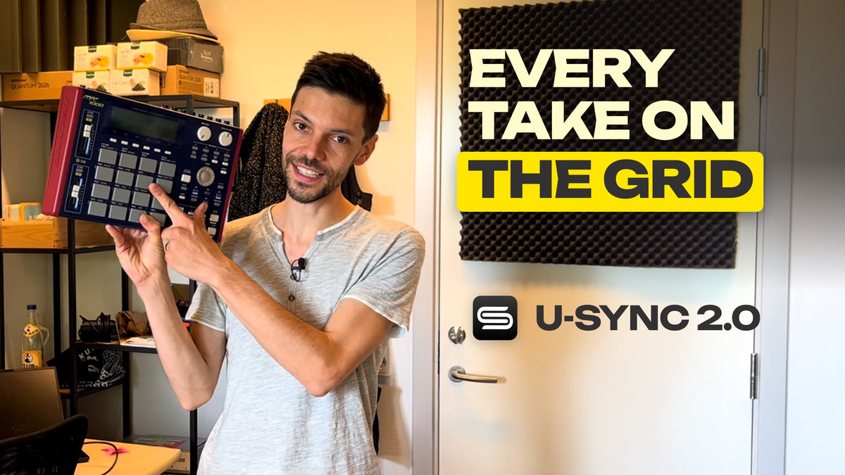 Load video: U-SYNC 2.0 demo: syncing hardware with a DAW