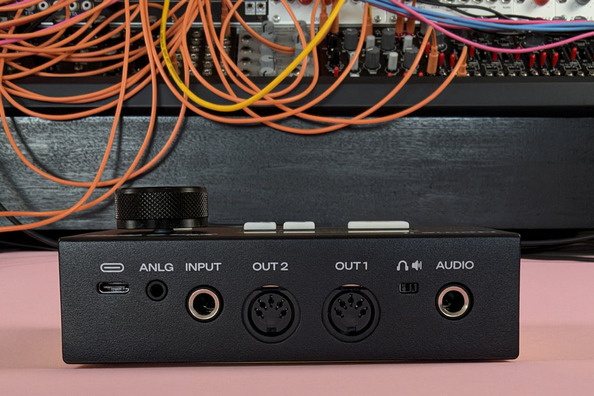 Nome II connects to digital, analog and vintage gear using MIDI, Din Sync, and TRS technology
