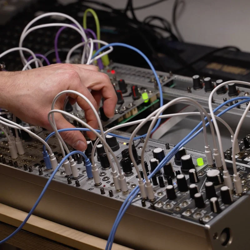 Modular Eurorack synth