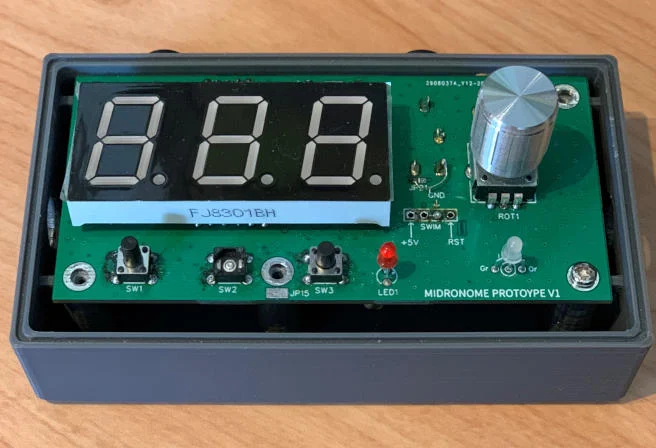 First official Midronome Prototype circuit board